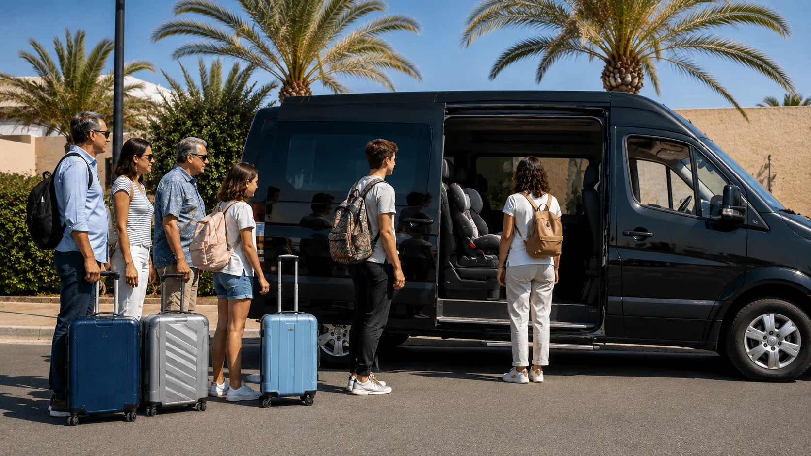 Transfert aéroport de Casablanca avec siège enfant